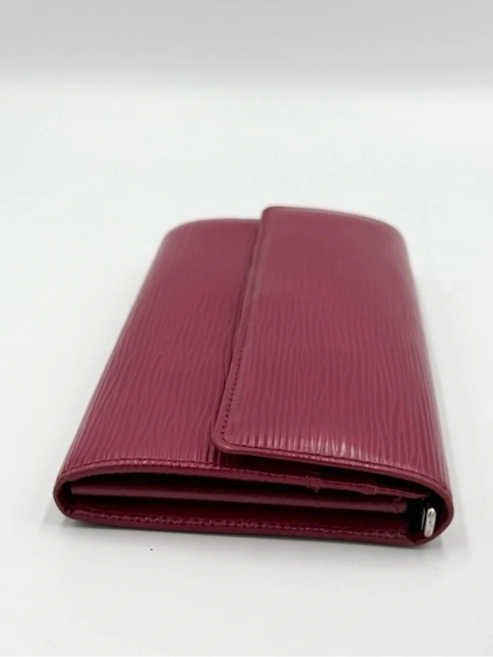 Louis Vuitton Magenta Epi Leather Long Wallet